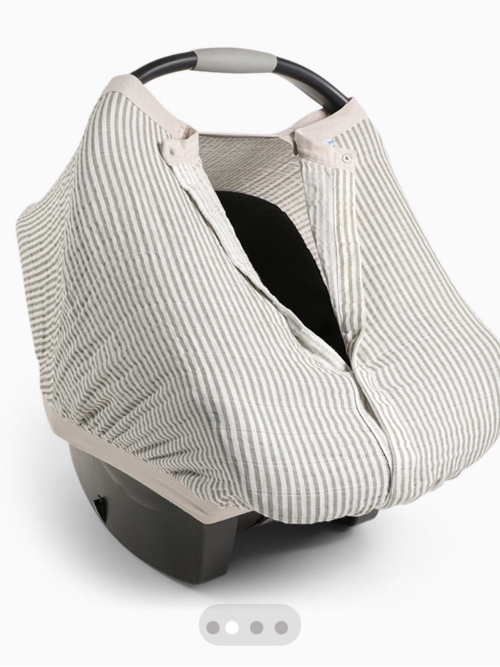 Little Unicorn Striped Car Seat Cover